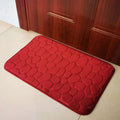 Tapete Para Banheiro Antiderrapante Absorvente Tapete para Banheiro Antiderrapante Absorvente Loja Offer House Vermelho 40cm x 60cm 